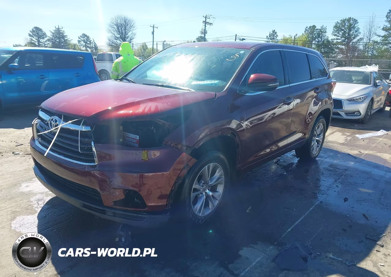 2015 Toyota Highlander Le Plus V6 VIN:5TDZKRFHXFS062076 - 2