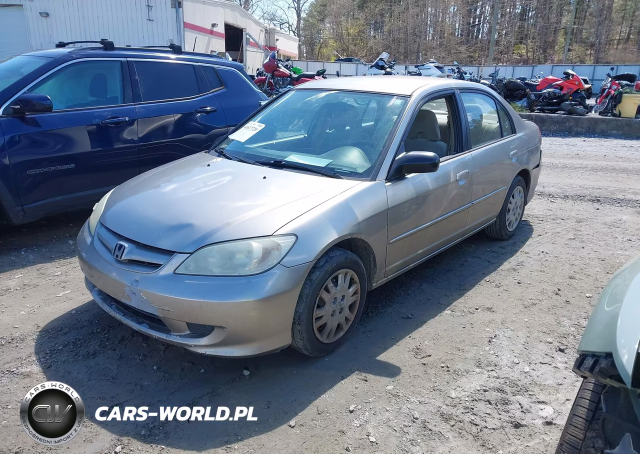 2004 Honda Civic Lx VIN:2HGES16534H555620 - 2