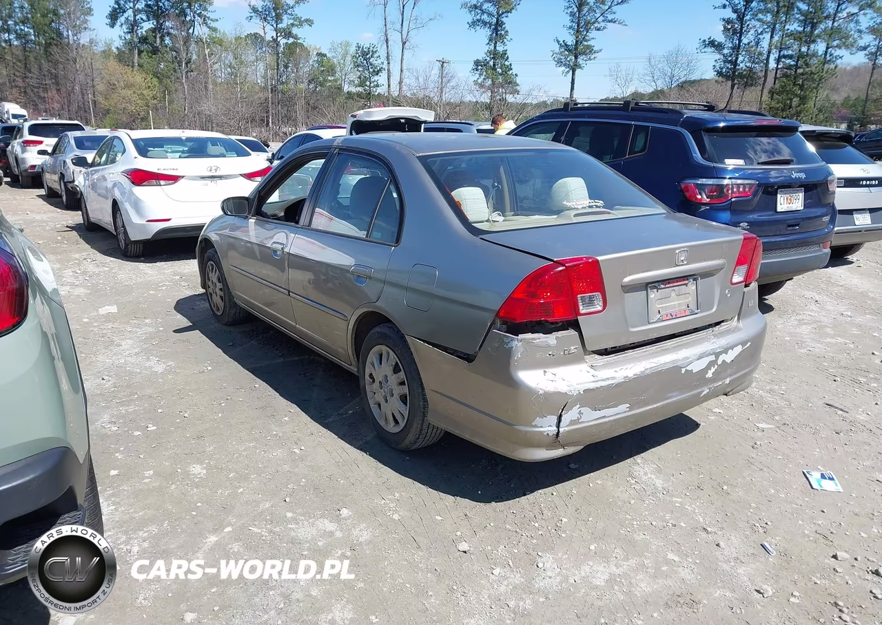 2004 Honda Civic Lx VIN:2HGES16534H555620 - 3