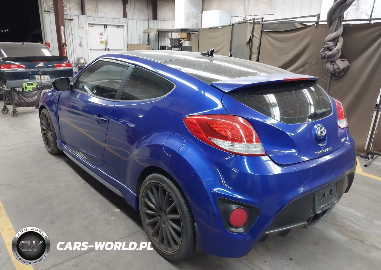 2014 Hyundai Veloster Turbo W-Black VIN:KMHTC6AE9EU193567 - 3