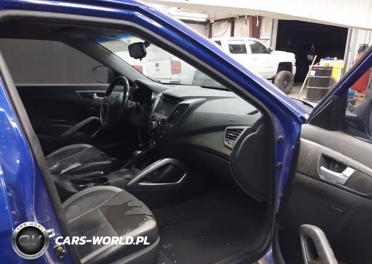 2014 Hyundai Veloster Turbo W-Black VIN:KMHTC6AE9EU193567 - 5