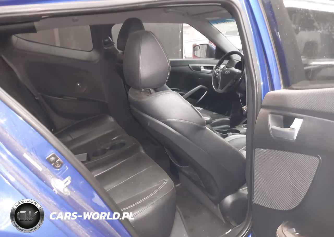 2014 Hyundai Veloster Turbo W-Black VIN:KMHTC6AE9EU193567 - 8