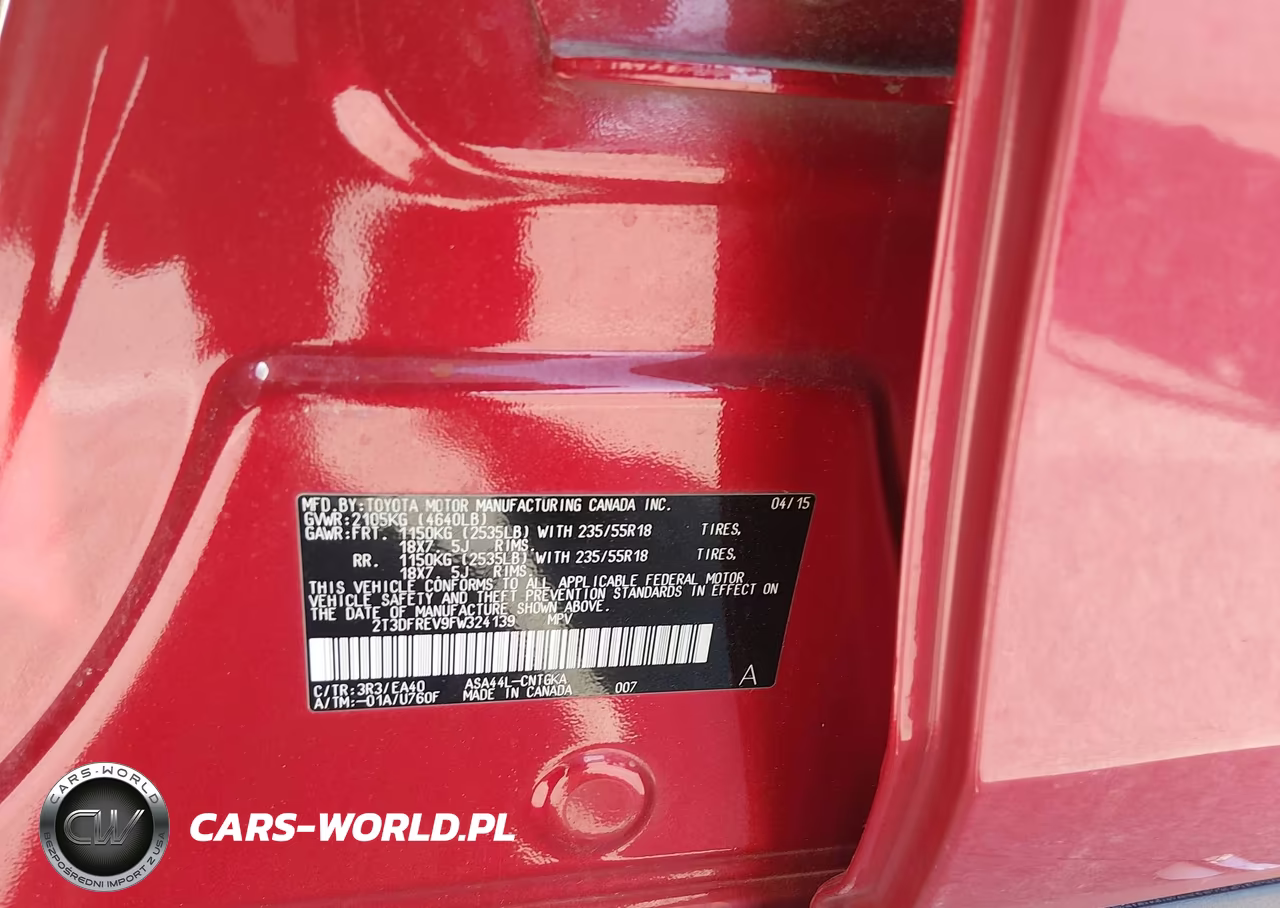 2015 Toyota Rav4 Limited VIN:2T3DFREV9FW324139 - 9