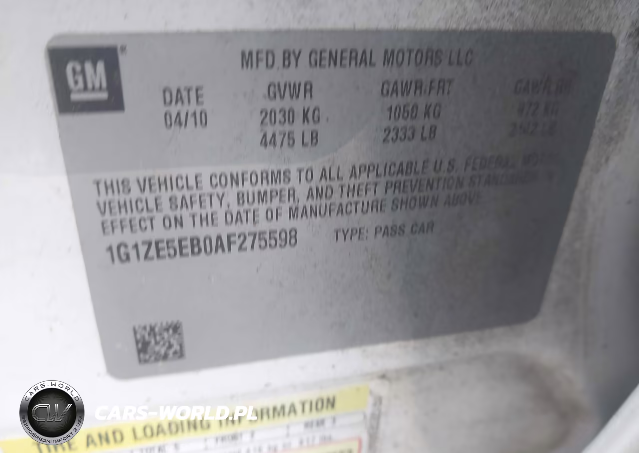 2010 Chevrolet Malibu Ltz VIN:1G1ZE5EB0AF275598 - 9