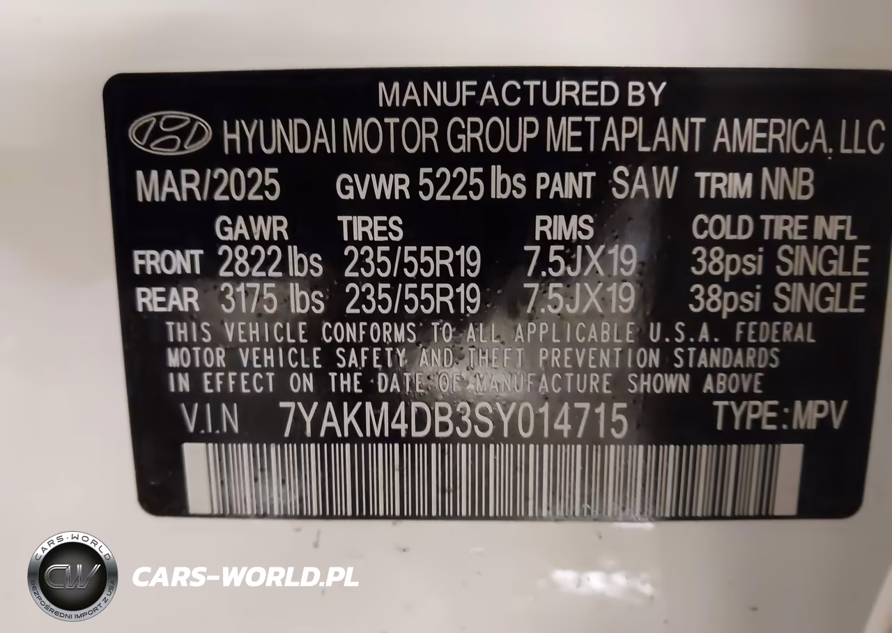 2025 Hyundai Ioniq 5 Se Standard Range VIN:7YAKM4DB3SY014715 - 9