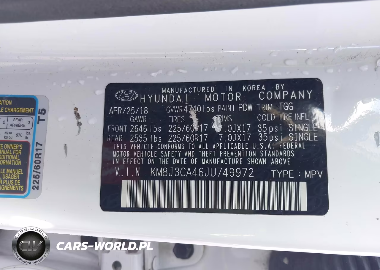 2018 Hyundai Tucson Sel VIN:KM8J3CA46JU749972 - 9