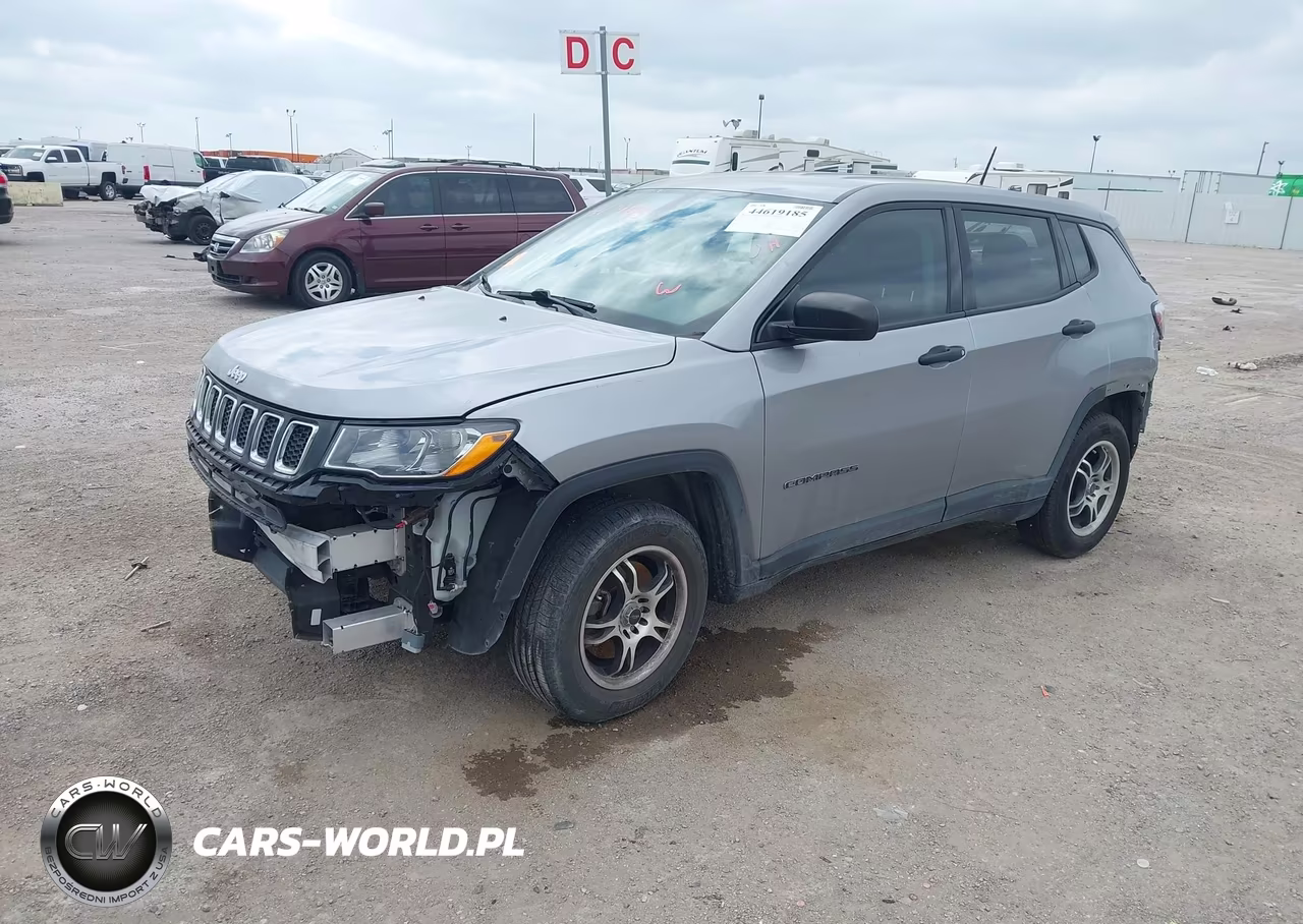 2018 Jeep Compass Sport Fwd VIN:3C4NJCAB2JT140009 - 2