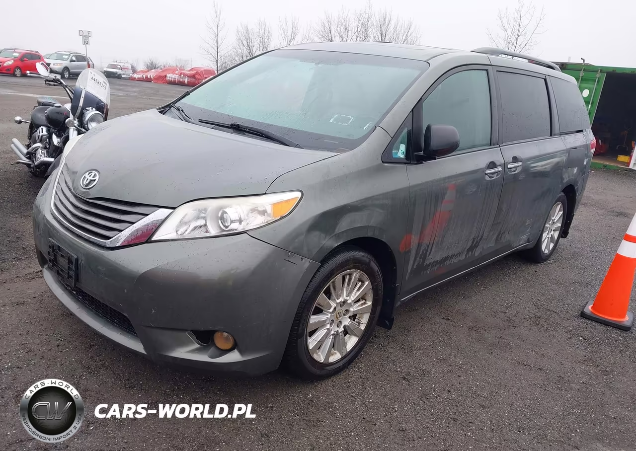2012 Toyota Sienna Xle 7 Passenger VIN:5TDDK3DC6CS048315 - 2