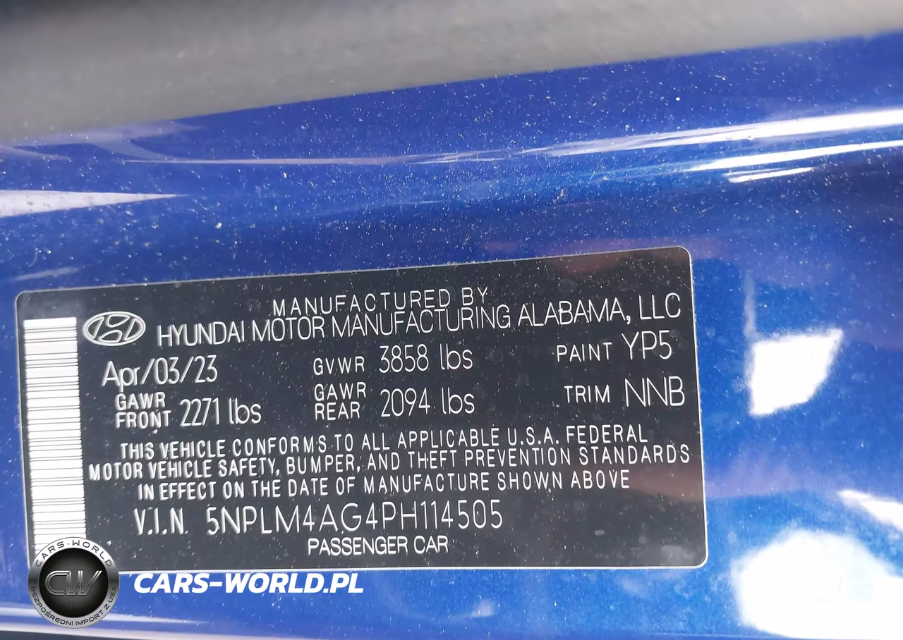 2023 Hyundai Elantra Sel VIN:5NPLM4AG4PH114505 - 9