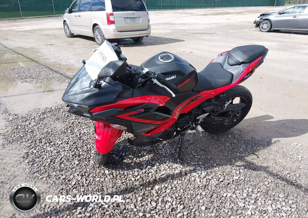 2025 Kawasaki Ex500 VIN:ML5EXGG12SDA43188 - 2