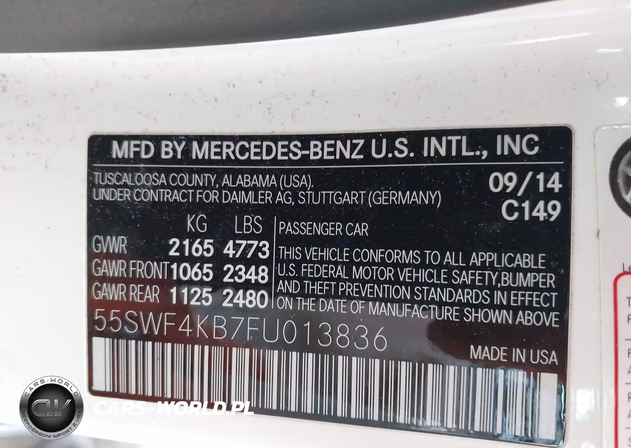 2015 Mercedes-Benz C 300 4Matic VIN:55SWF4KB7FU013836 - 9