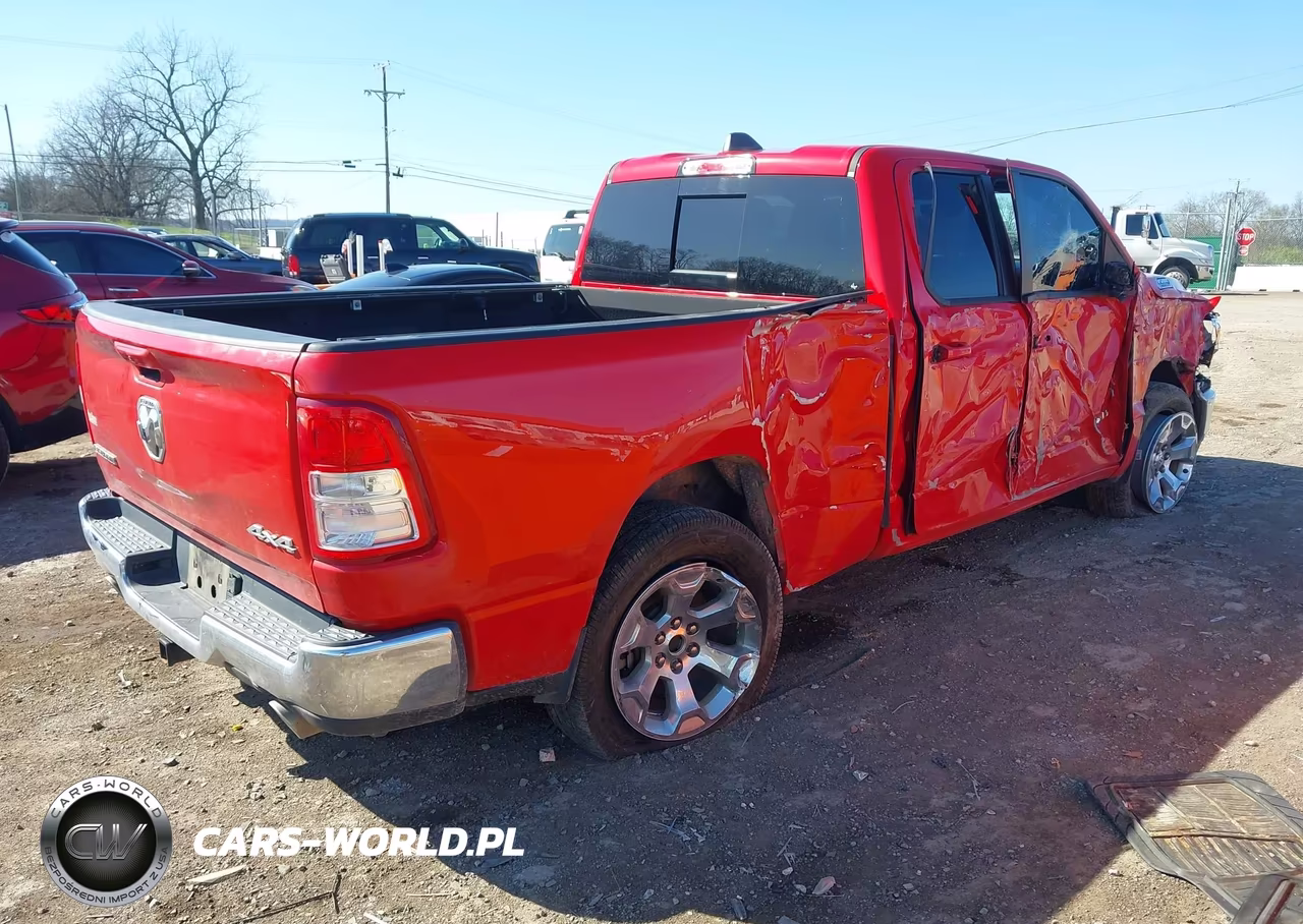 2021 Ram 1500 Big Horn 4X4 6'4 Box VIN:1C6SRFBT1MN527800 - 4