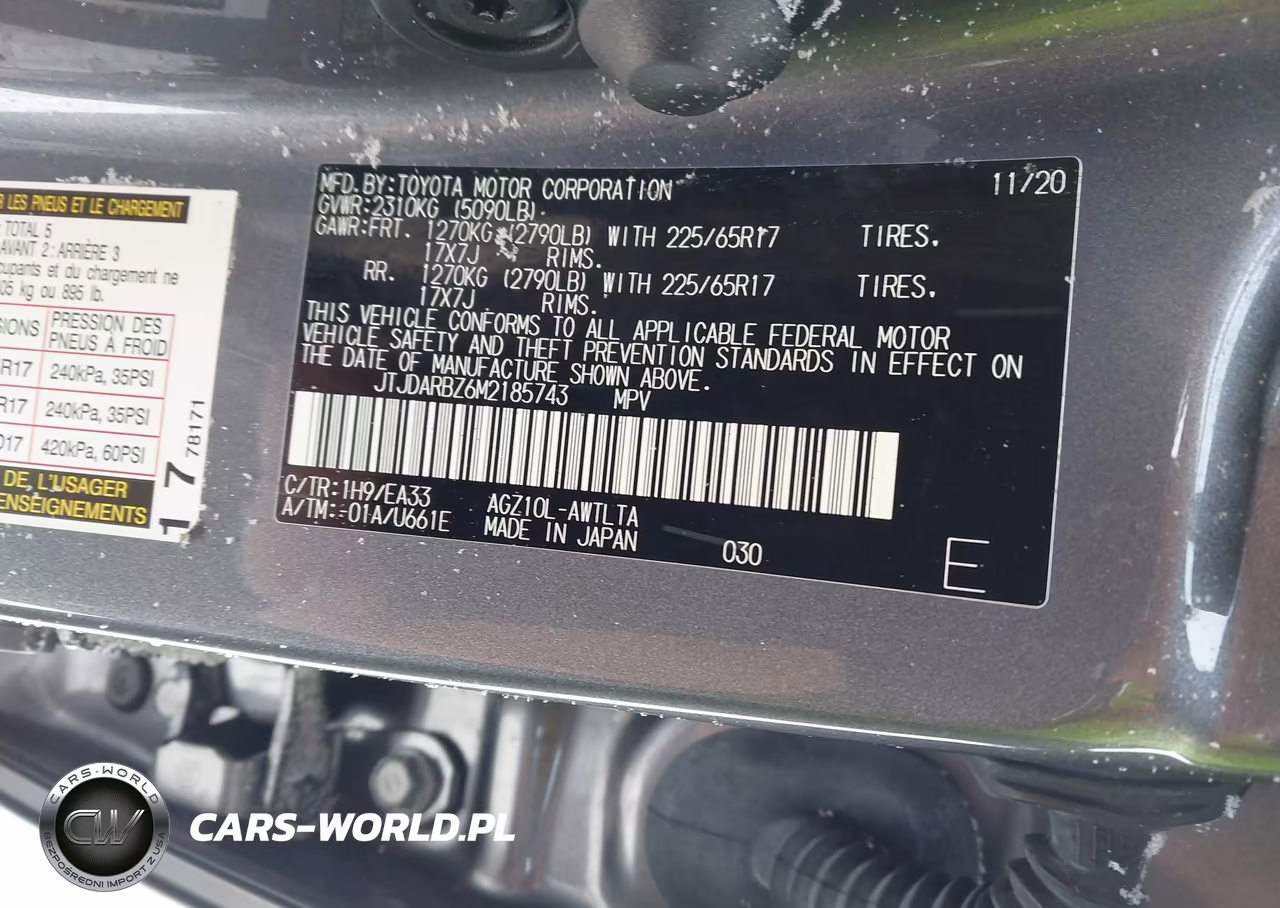 2021 Lexus Nx 300 VIN:JTJDARBZ6M2185743 - 9
