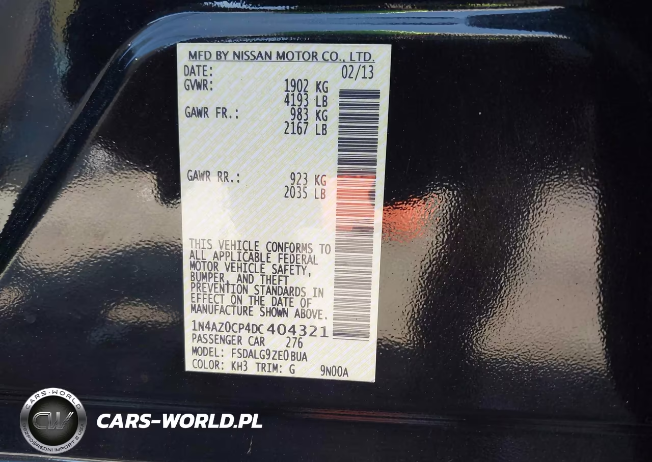 2013 Nissan Leaf Sl VIN:1N4AZ0CP4DC404321 - 9