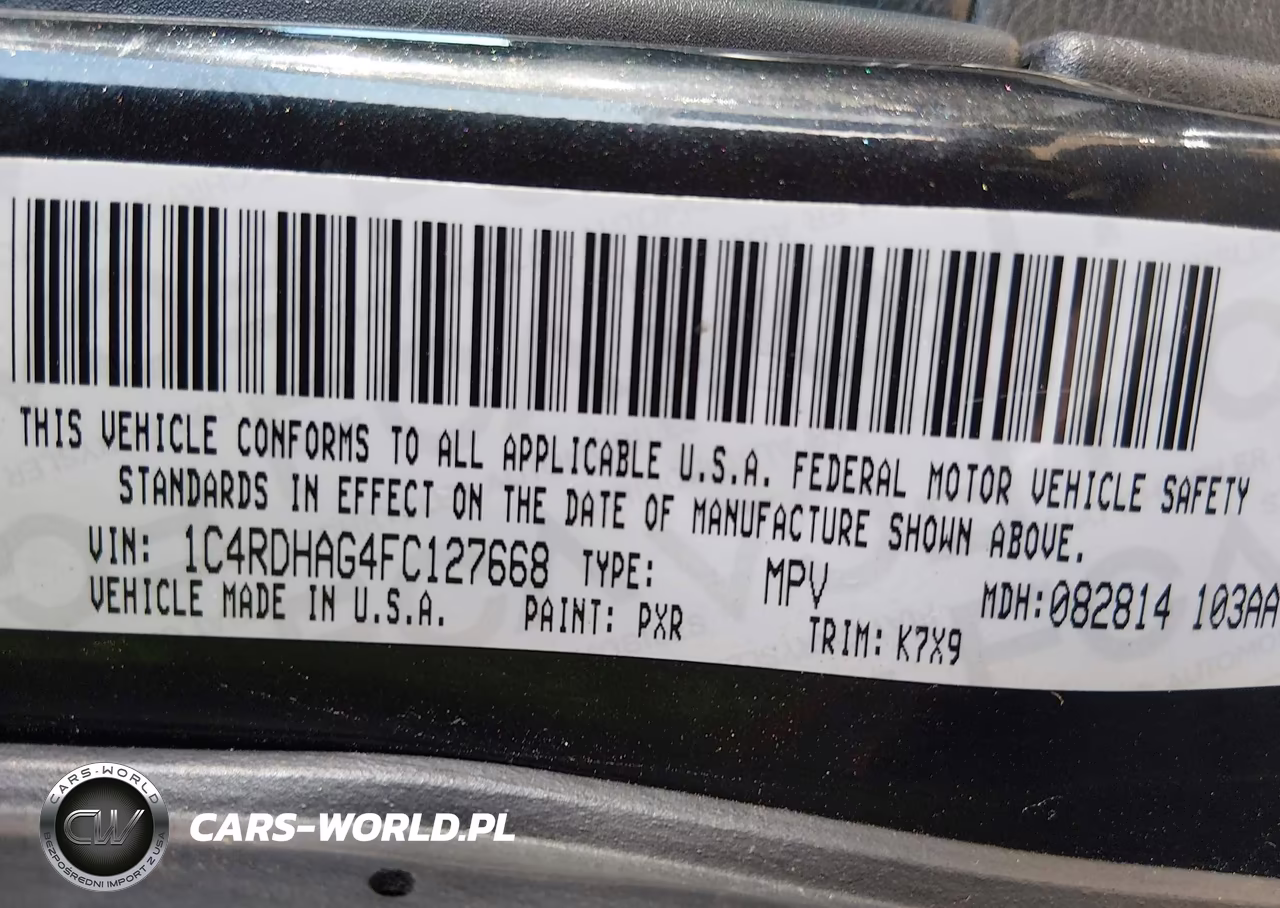 2015 Dodge Durango Sxt VIN:1C4RDHAG4FC127668 - 9