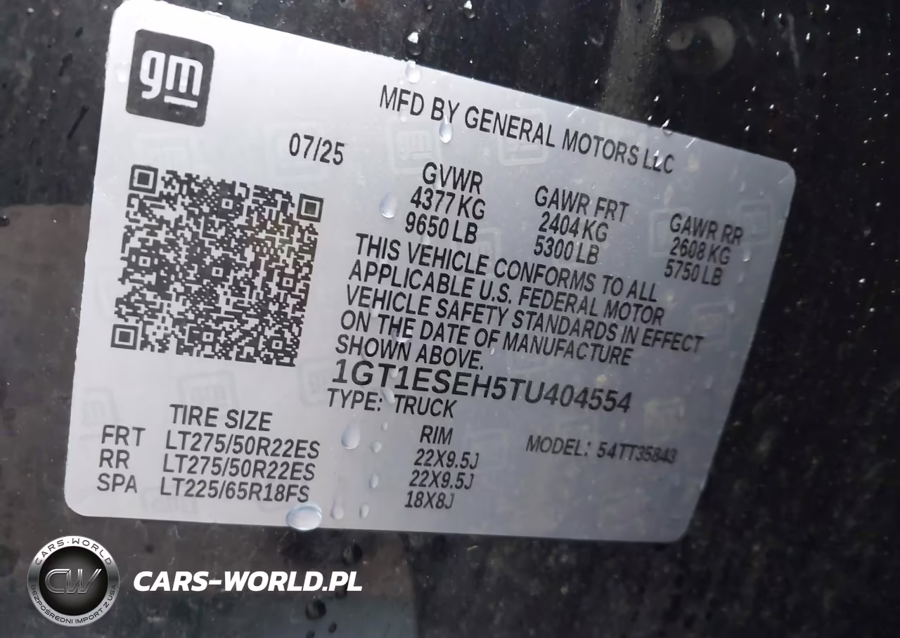 2026 GMC Sierra Ev Standard Range Elevation VIN:1GT1ESEH5TU404554 - 9
