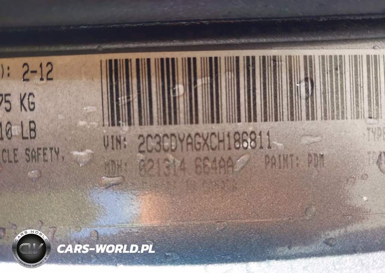 2012 Dodge Challenger Sxt VIN:2C3CDYAGXCH186811 - 9