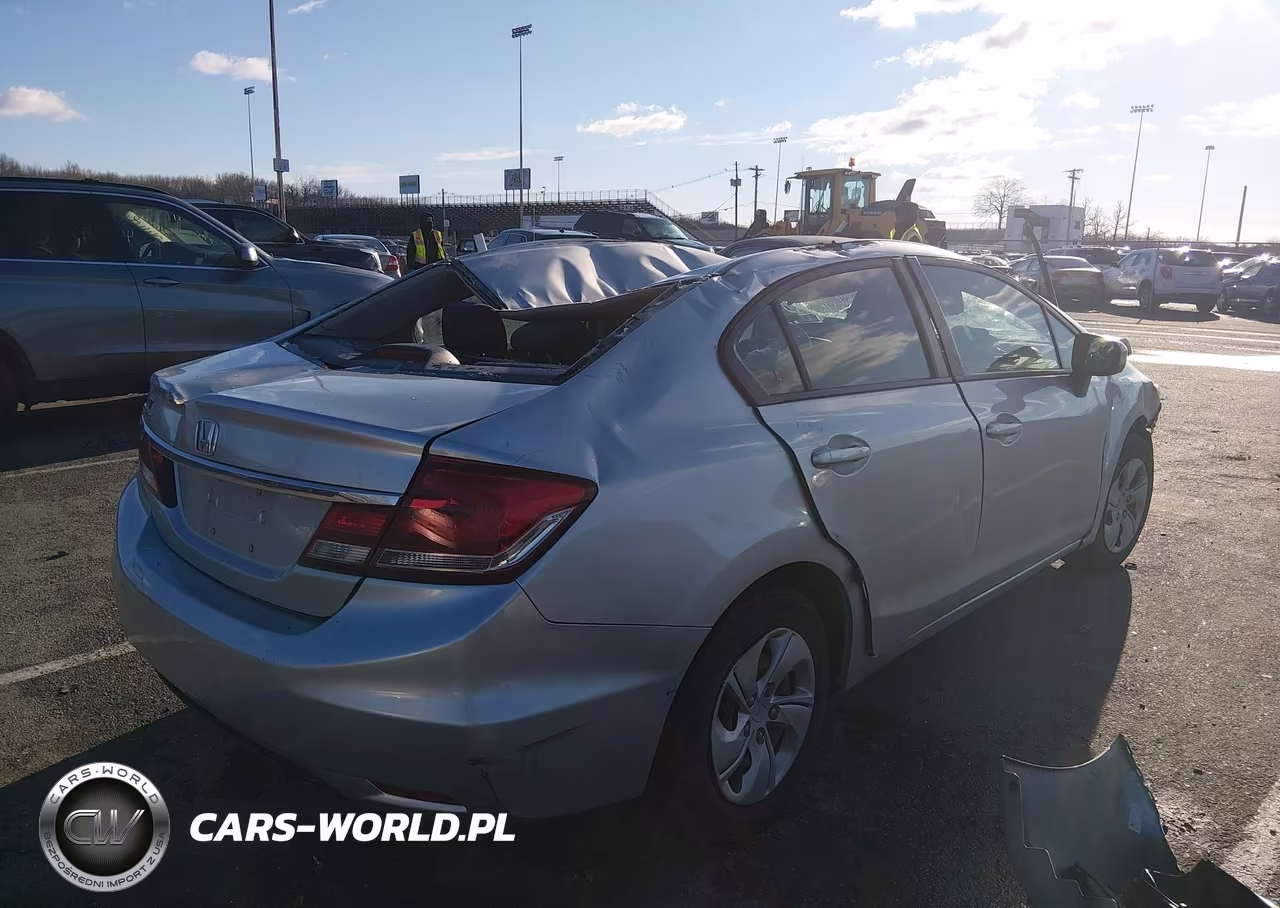 2014 Honda Civic Lx VIN:19XFB2F58EE202957 - 4