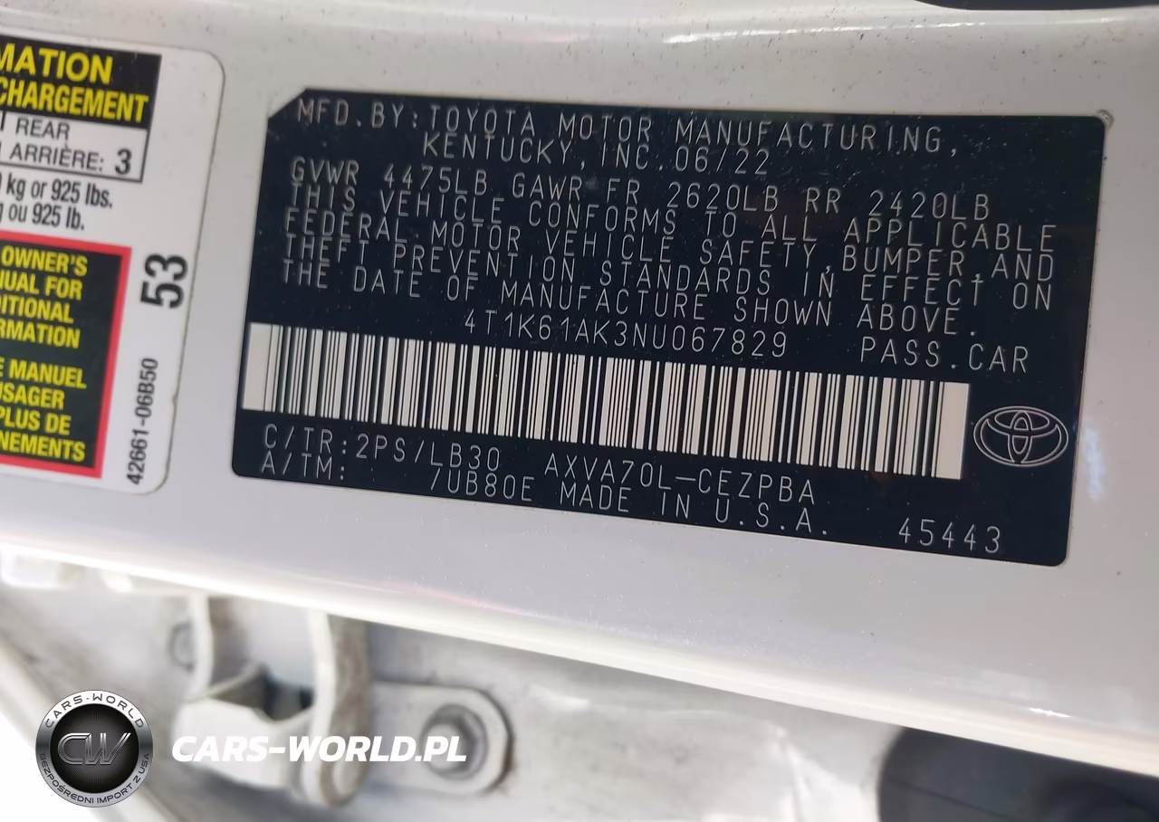 2022 Toyota Camry Xse VIN:4T1K61AK3NU067829 - 9