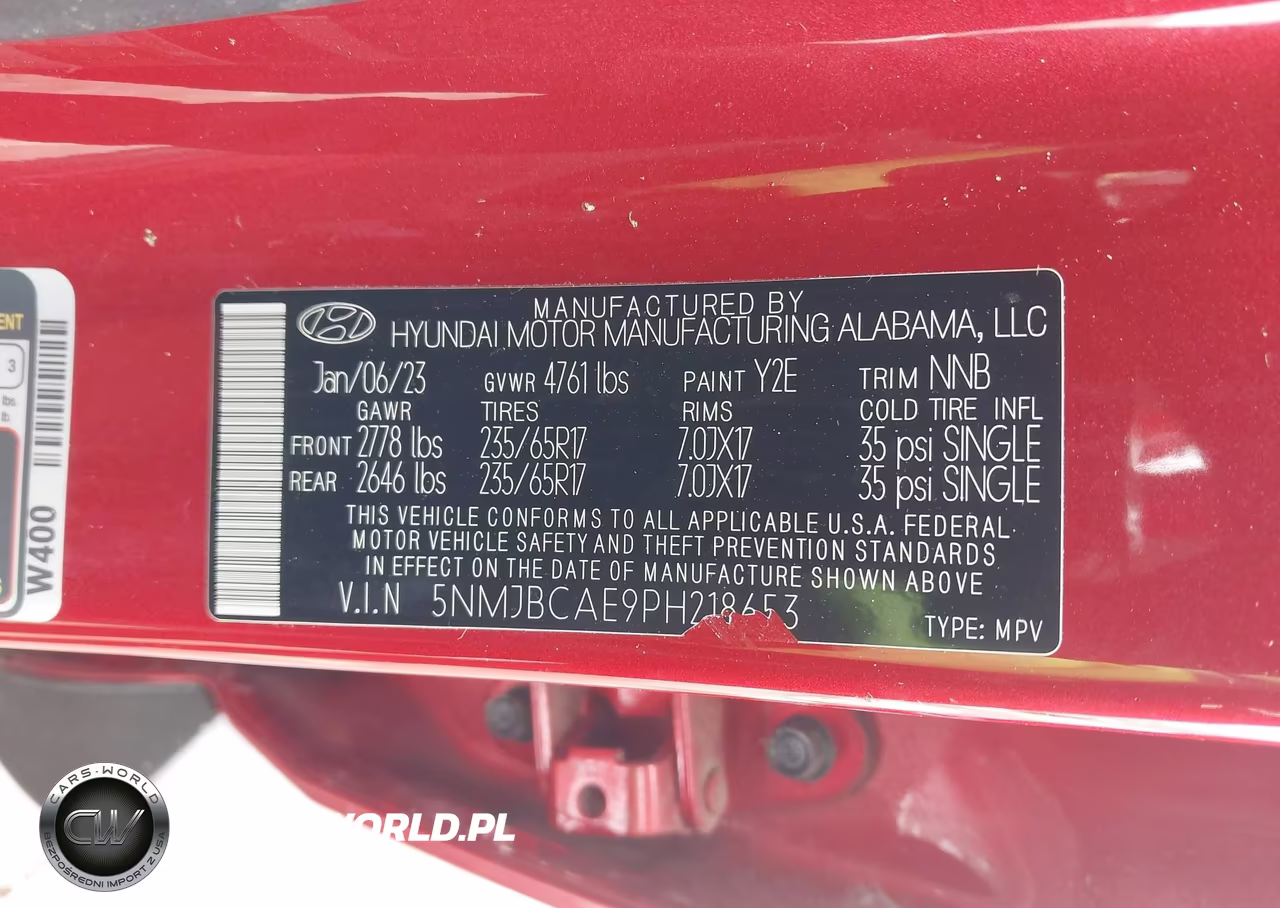 2023 Hyundai Tucson Sel VIN:5NMJBCAE9PH218653 - 9