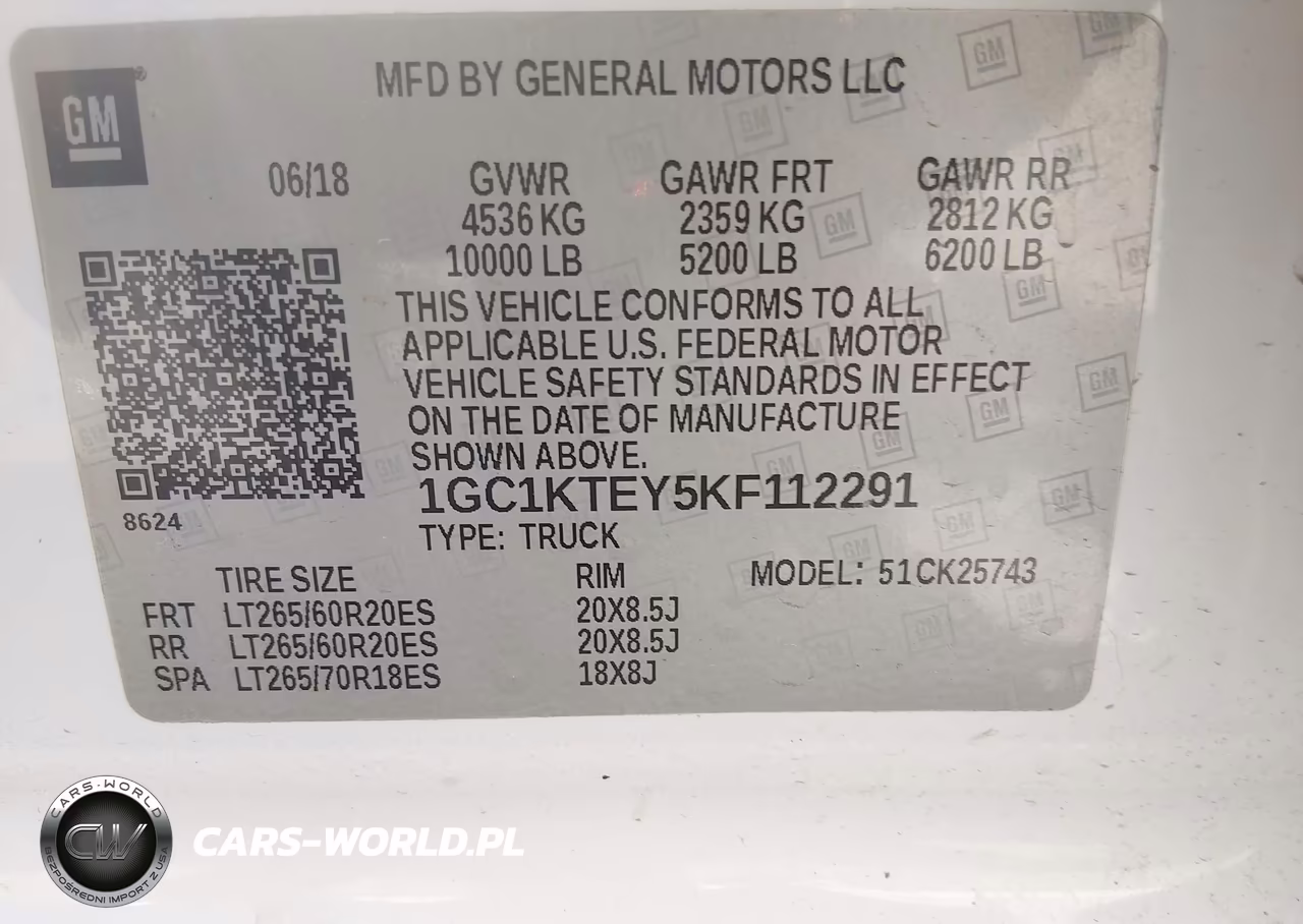 2019 Chevrolet Silverado 2500Hd Ltz VIN:1GC1KTEY5KF112291 - 9