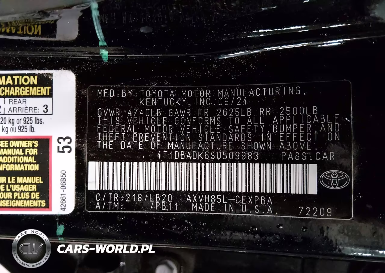 2025 Toyota Camry Xse VIN:4T1DBADK6SU509983 - 9