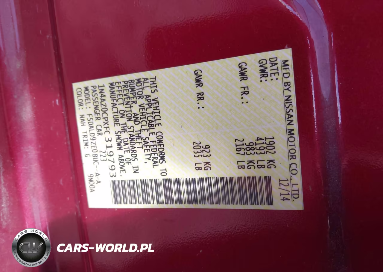 2015 Nissan Leaf Sv VIN:1N4AZ0CPXFC319793 - 9