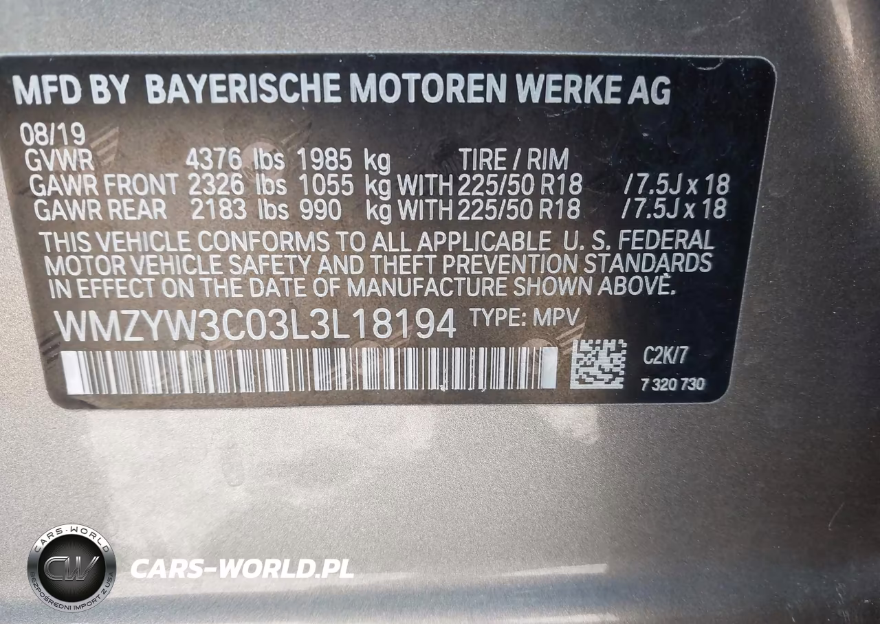 2020 Mini Countryman Cooper VIN:WMZYW3C03L3L18194 - 9