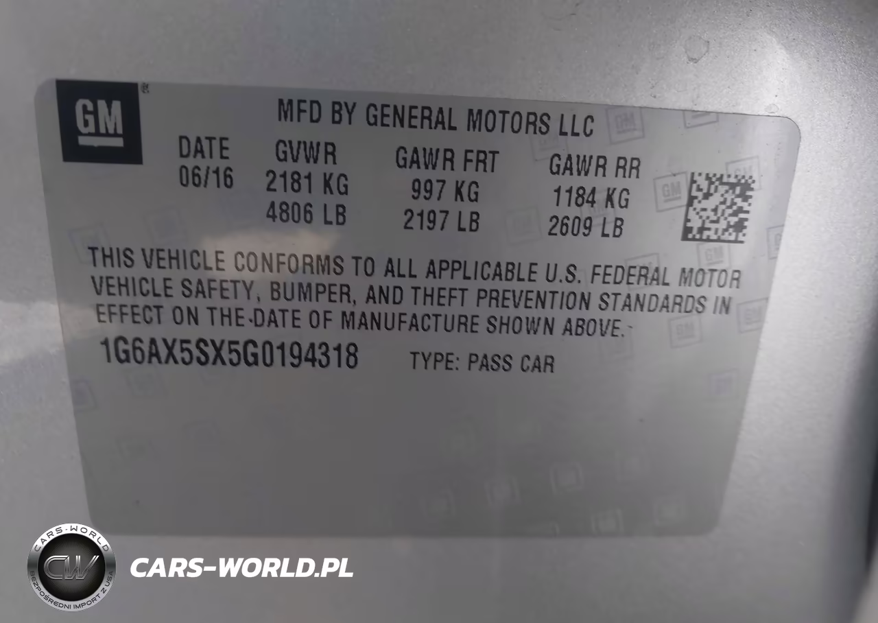 2016 Cadillac Cts Luxury Collection VIN:1G6AX5SX5G0194318 - 9