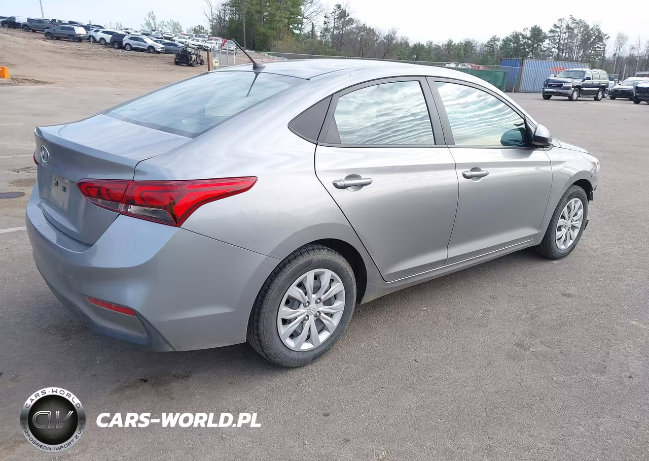 2022 Hyundai Accent Se VIN:3KPC24A63NE164357 - 4