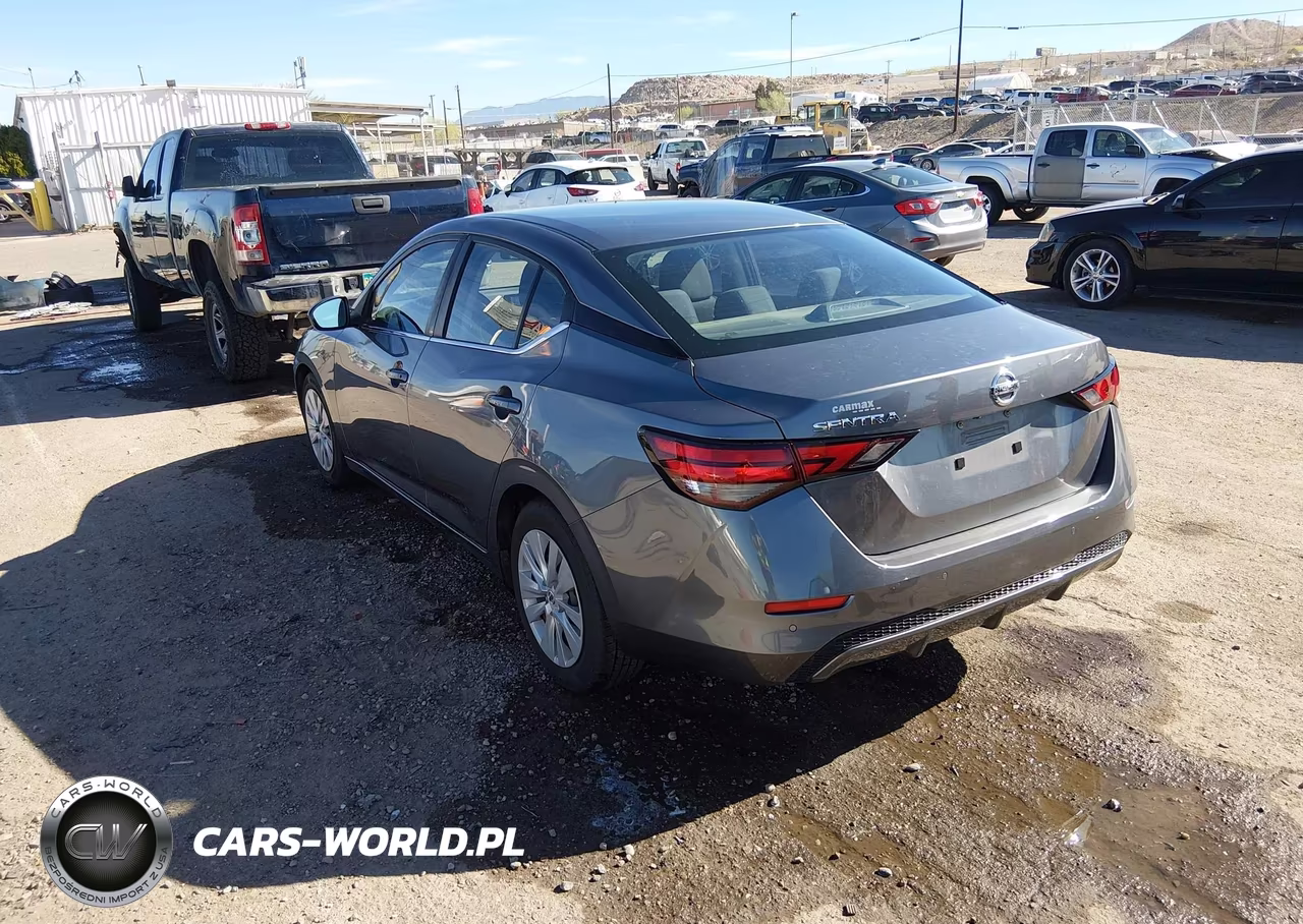 2022 Nissan Sentra S Xtronic Cvt VIN:3N1AB8BV4NY261654 - 3