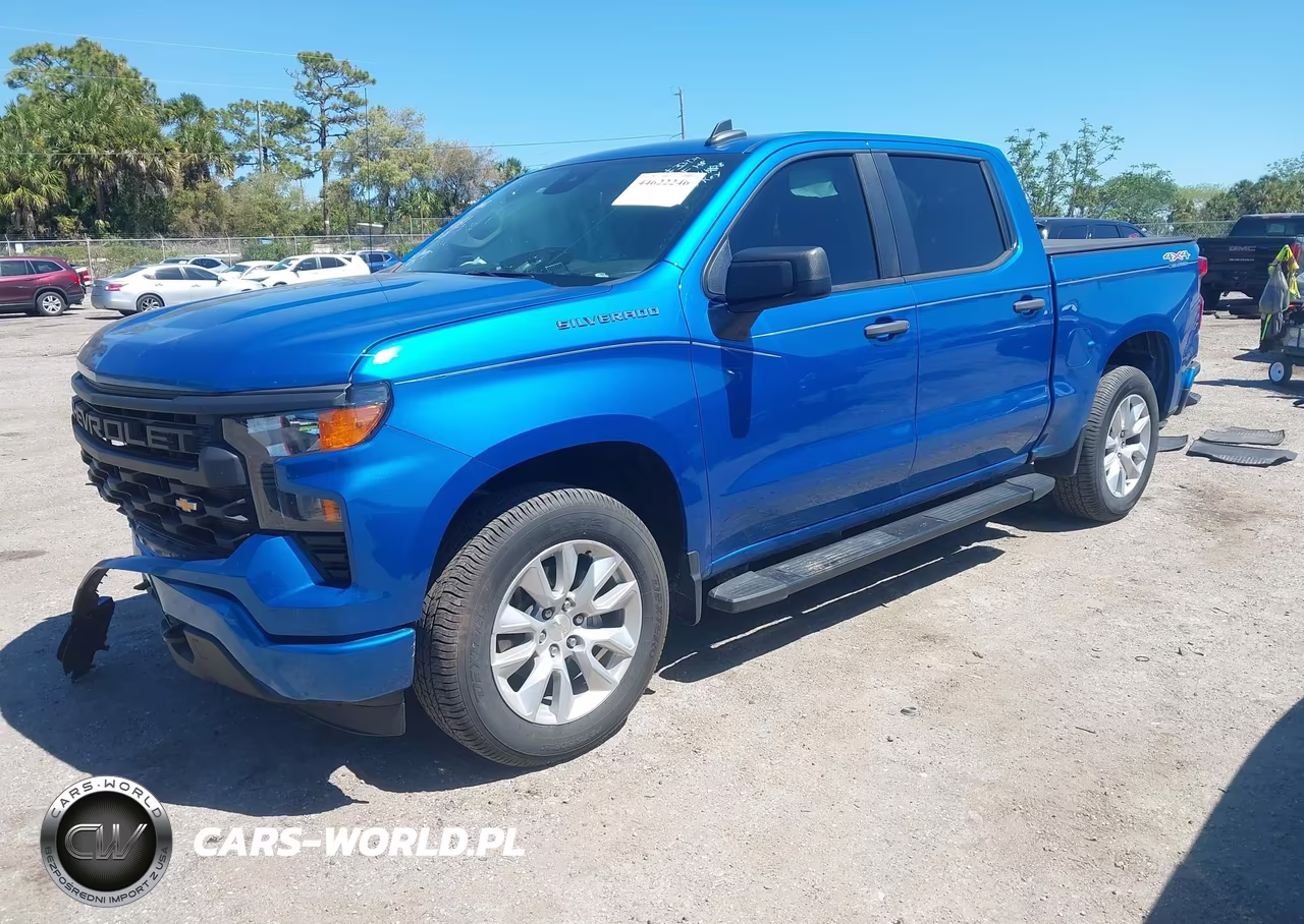 2022 Chevrolet Silverado 1500 4Wd Short Bed Custom VIN:1GCPDBEK2NZ623826 - 2