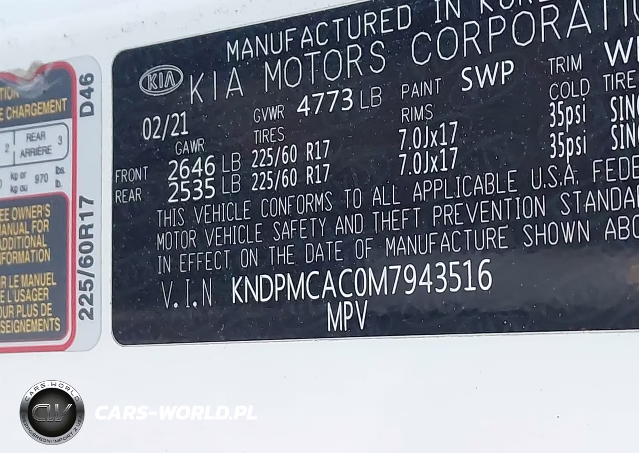 2021 Kia Sportage Lx VIN:KNDPMCAC0M7943516 - 9