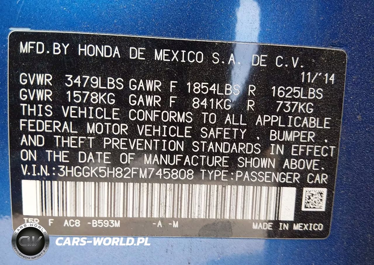 2015 Honda Fit Ex-Ex-L VIN:3HGGK5H82FM745808 - 9