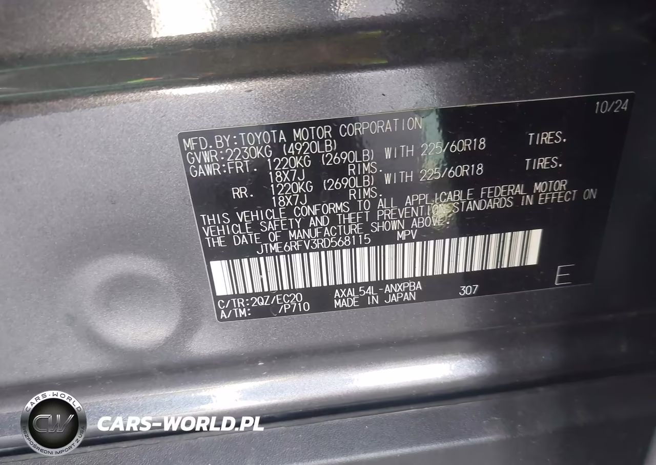 2024 Toyota Rav4 Hybrid Xse VIN:JTME6RFV3RD568115 - 9