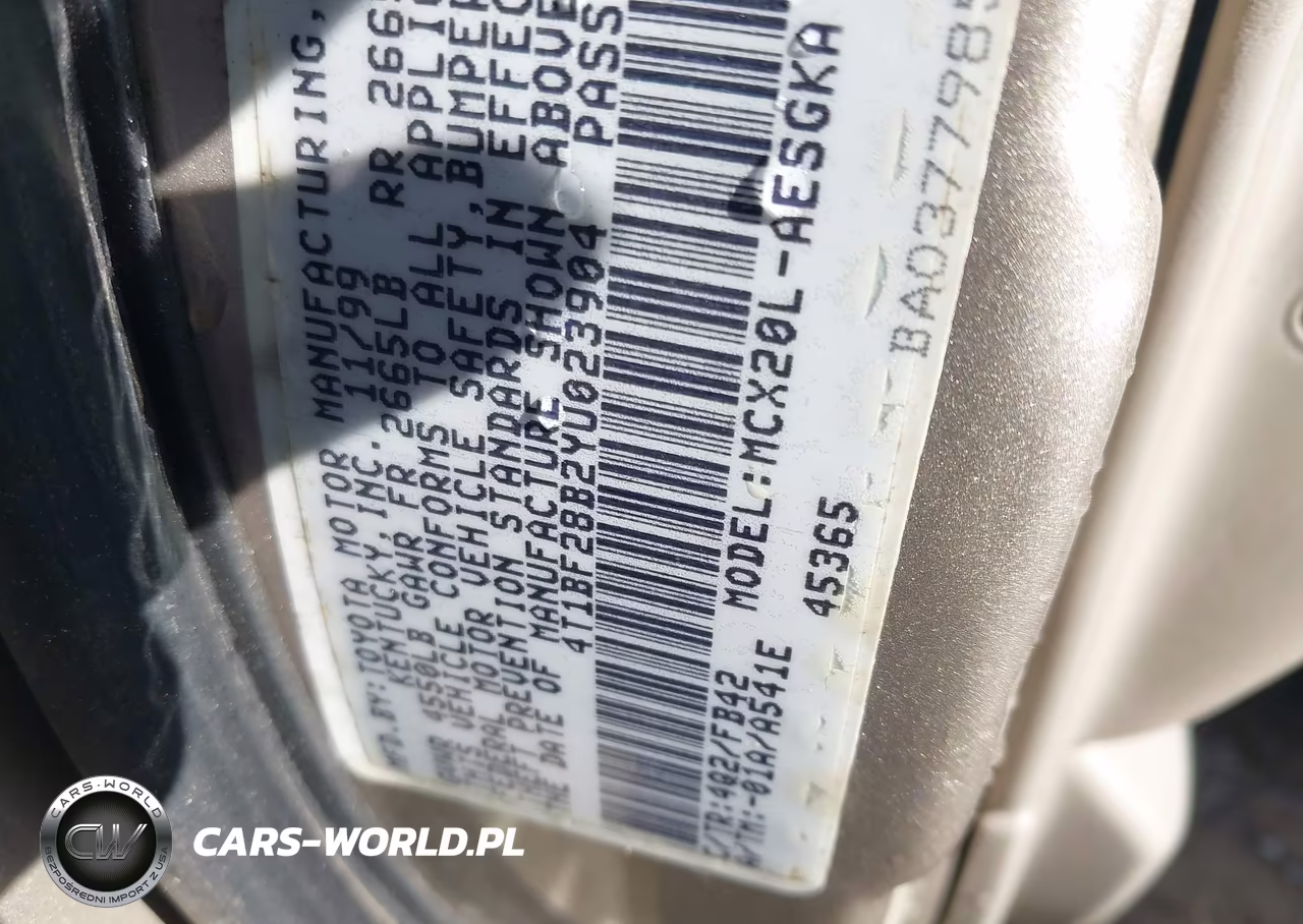 2000 Toyota Avalon Xls VIN:4T1BF28B2YU023904 - 9