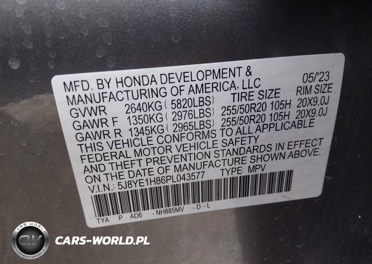 2023 Acura Mdx Advance Package VIN:5J8YE1H86PL043577 - 9