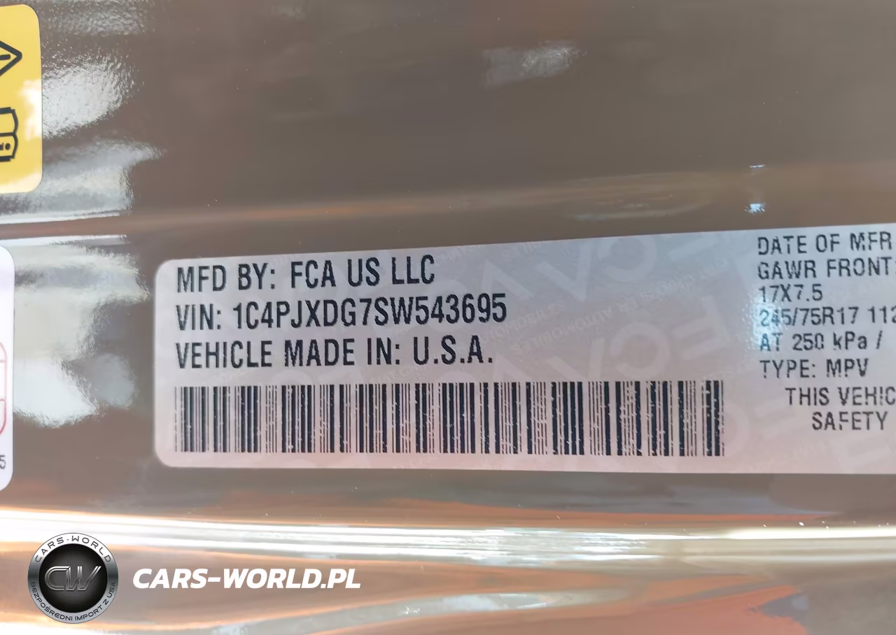 2025 Jeep Wrangler 4-Door Sport 4X4 VIN:1C4PJXDG7SW543695 - 9