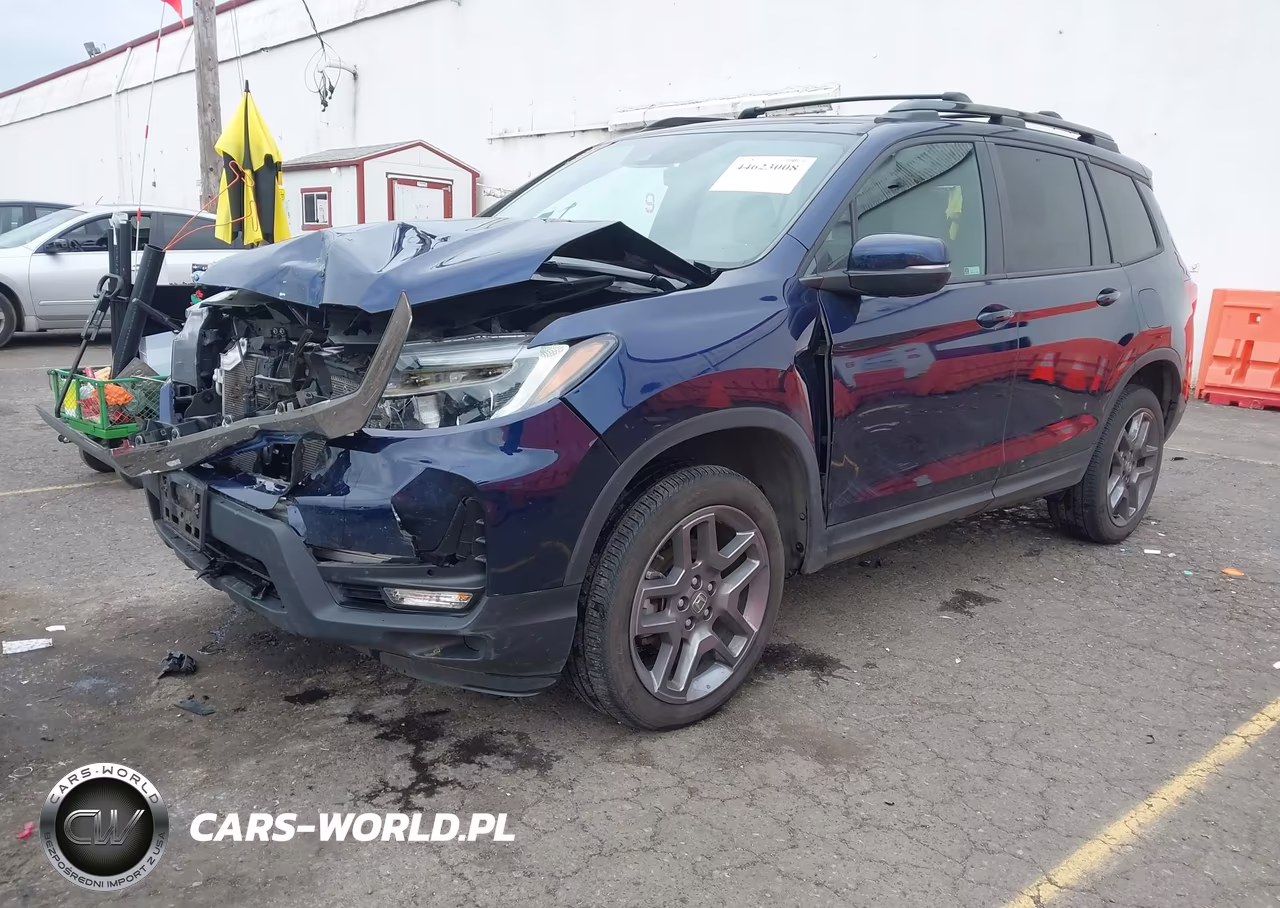 2022 Honda Passport Awd Ex-L VIN:5FNYF8H51NB002073 - 2