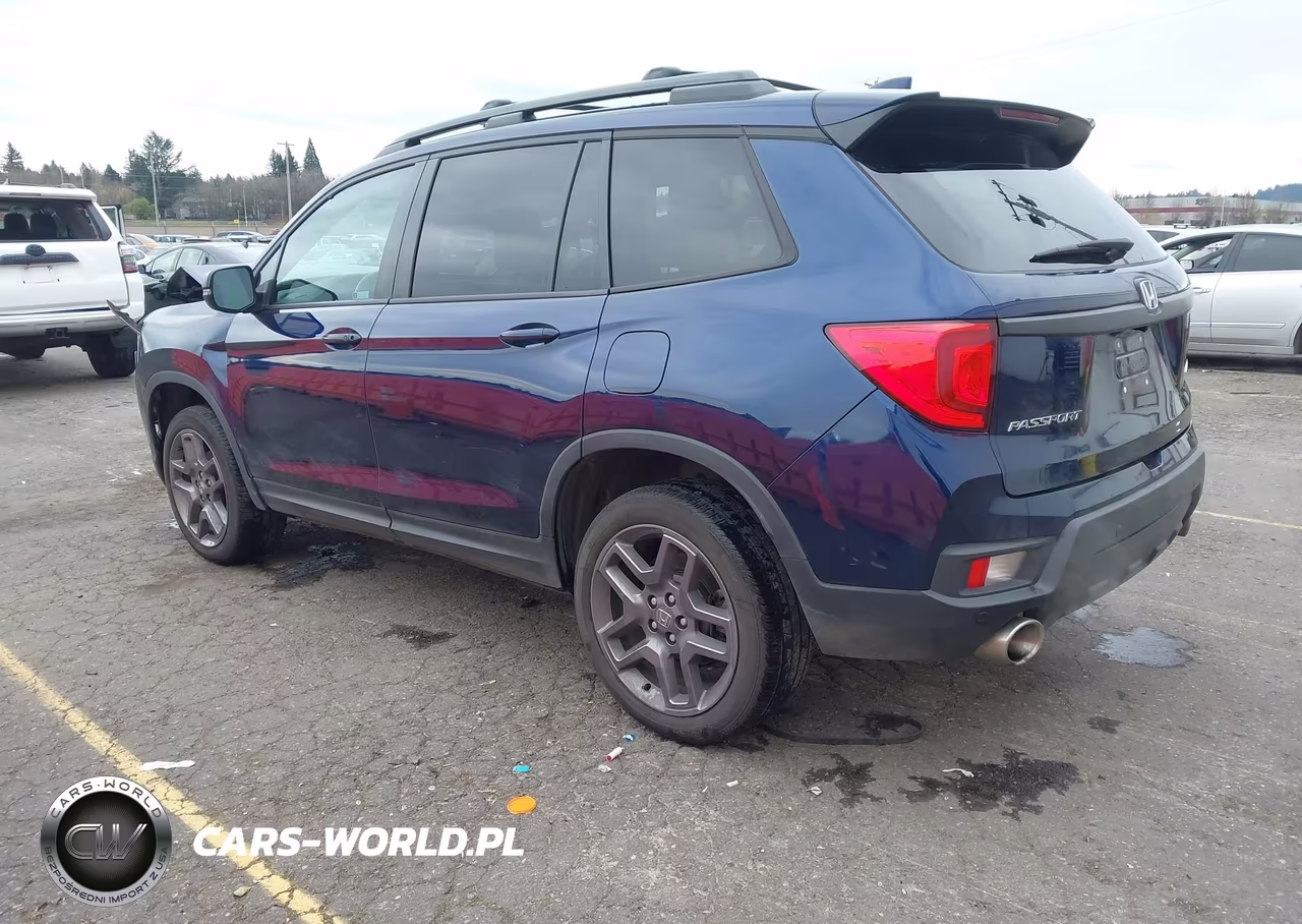 2022 Honda Passport Awd Ex-L VIN:5FNYF8H51NB002073 - 3