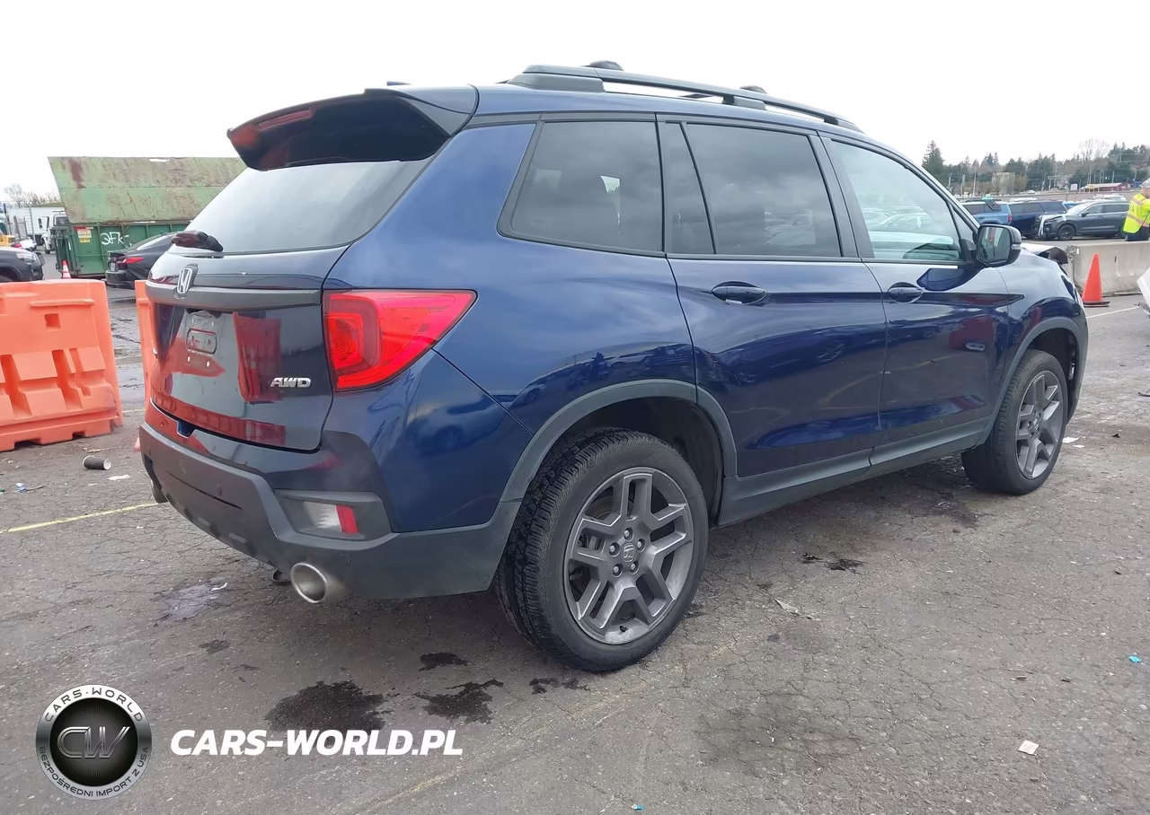 2022 Honda Passport Awd Ex-L VIN:5FNYF8H51NB002073 - 4