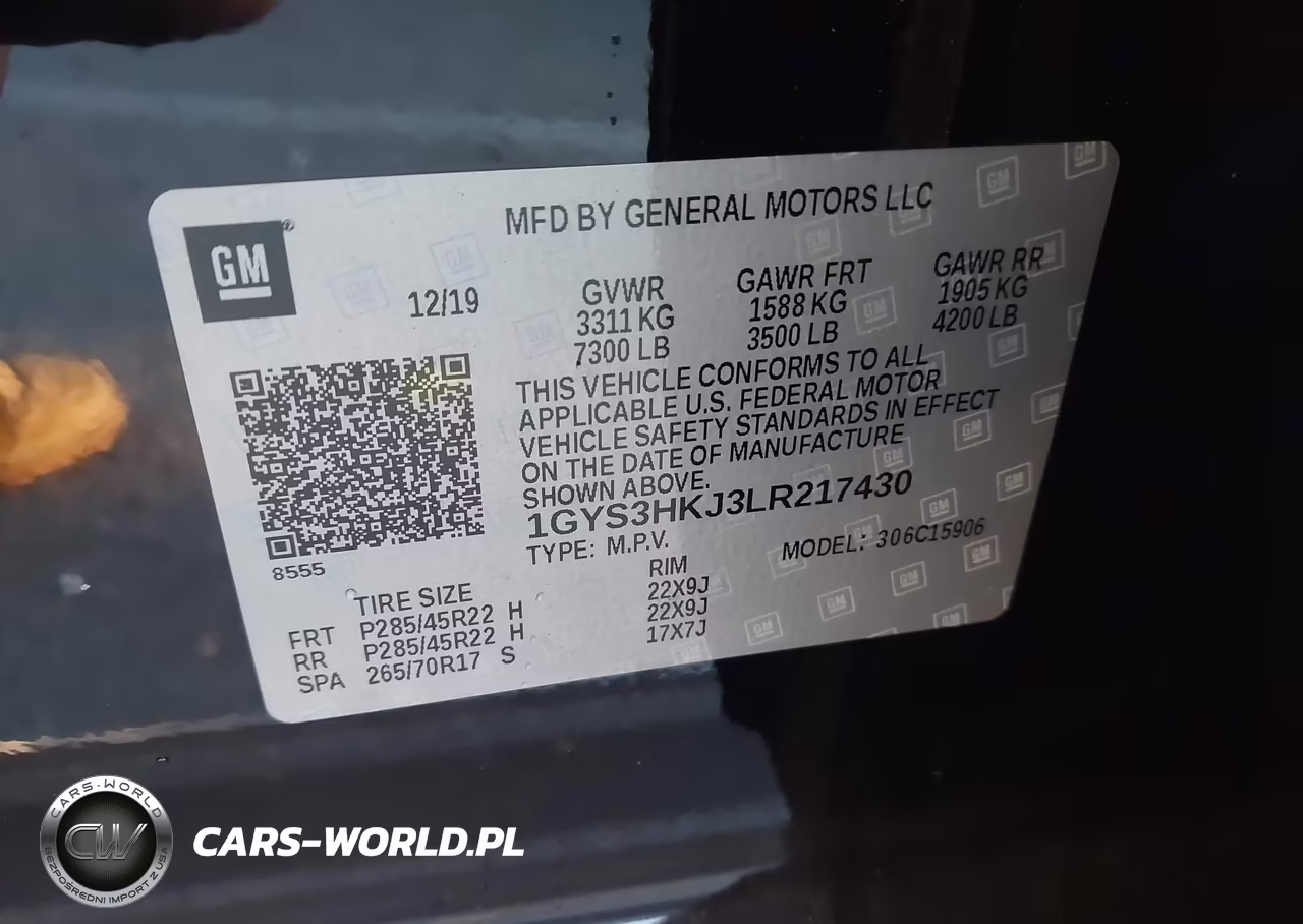 2020 Cadillac Escalade Esv 2Wd Luxury VIN:1GYS3HKJ3LR217430 - 9
