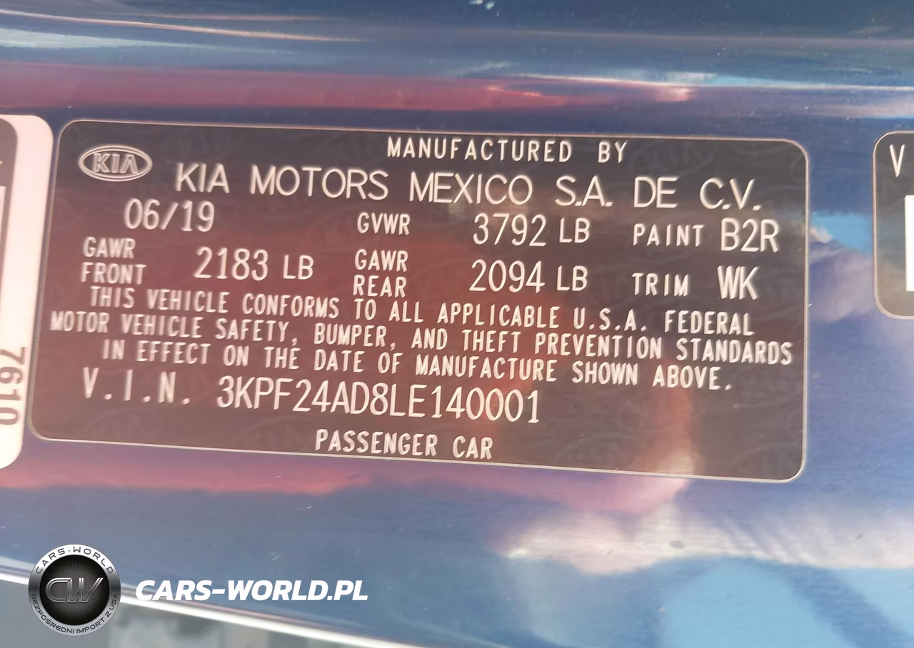 2020 Kia Forte Lxs VIN:3KPF24AD8LE140001 - 9