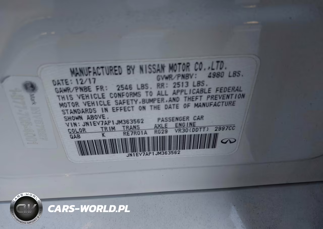 2018 Infiniti Q50 3.0T Luxe VIN:JN1EV7AP1JM363562 - 9