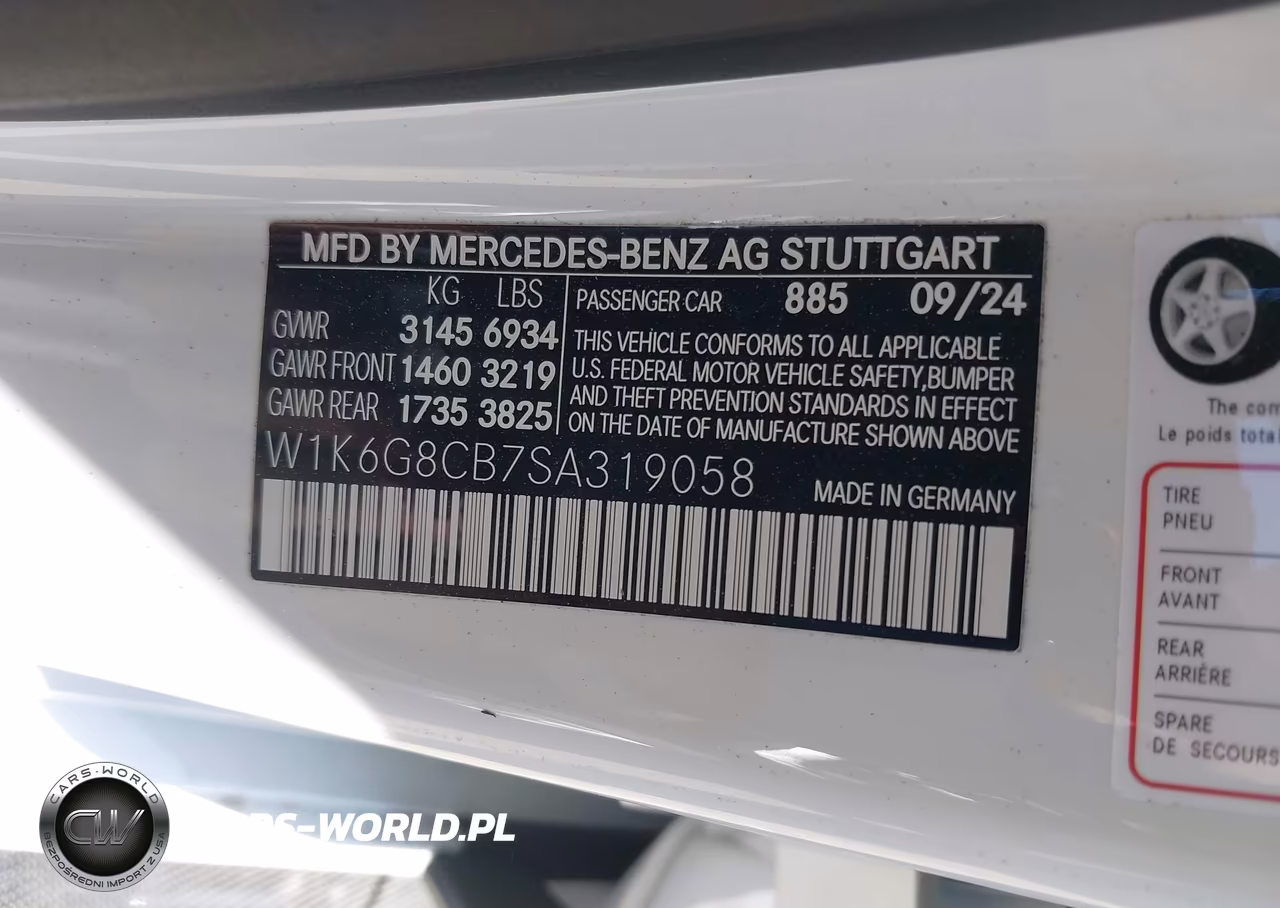 2025 Mercedes-Benz Amg S 63 E 4Matic VIN:W1K6G8CB7SA319058 - 9