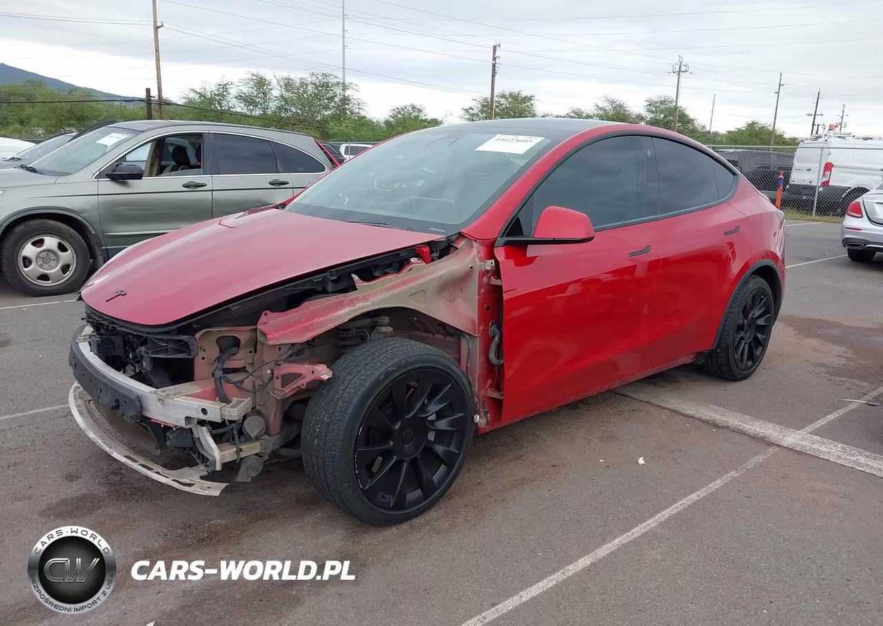 2021 Tesla Model Y Long Range Dual Motor All-Wheel Drive VIN:5YJYGDEE8MF084621 - 2
