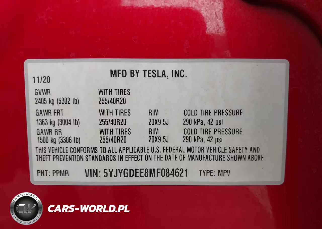 2021 Tesla Model Y Long Range Dual Motor All-Wheel Drive VIN:5YJYGDEE8MF084621 - 9