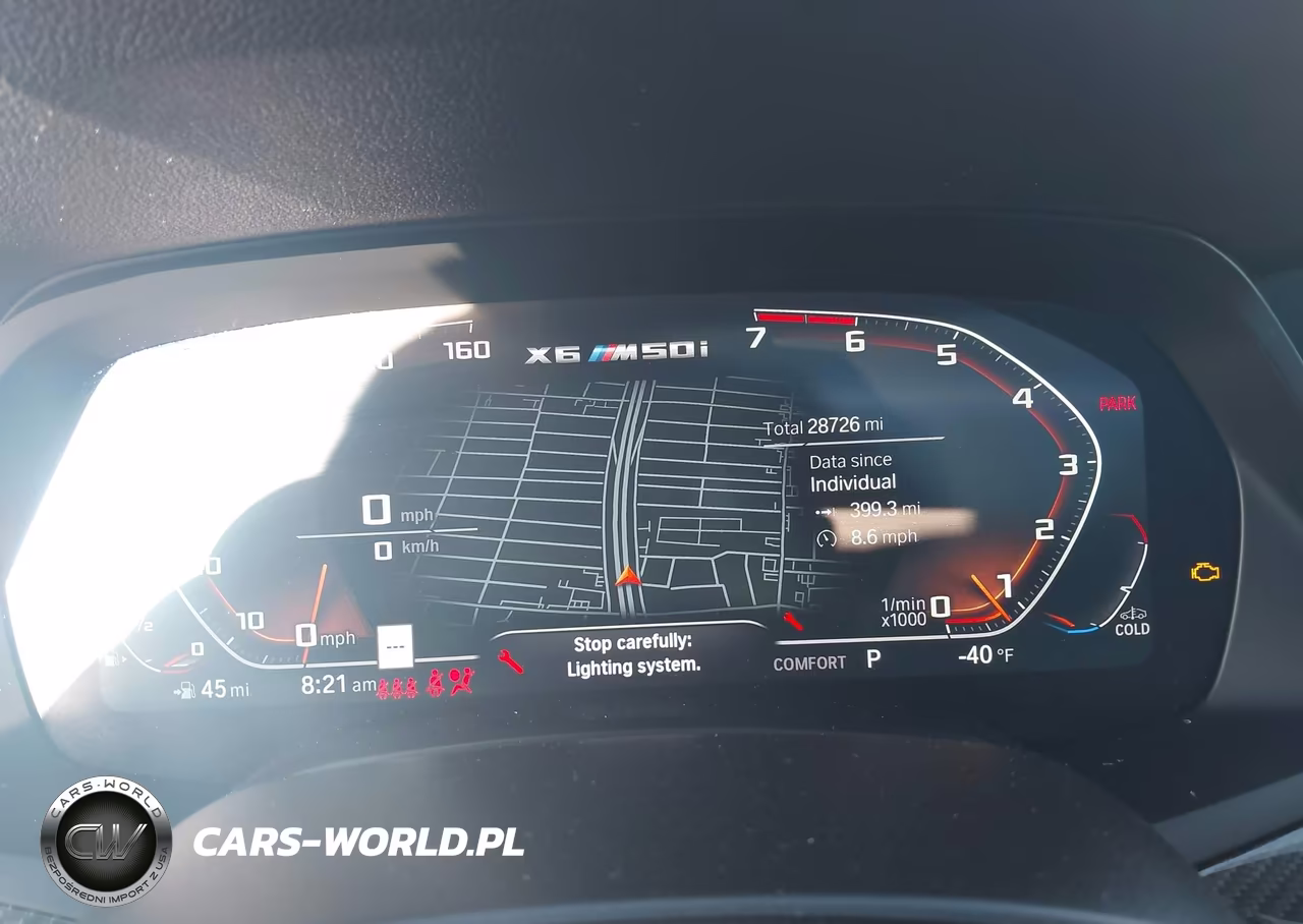 2023 BMW X6 M50I VIN:5UXCY8C03P9R79663 - 7
