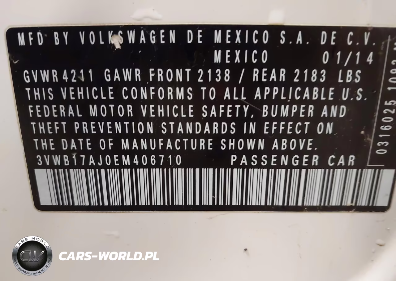 2014 Volkswagen Jetta 1.8T Se VIN:3VWB17AJ0EM406710 - 9