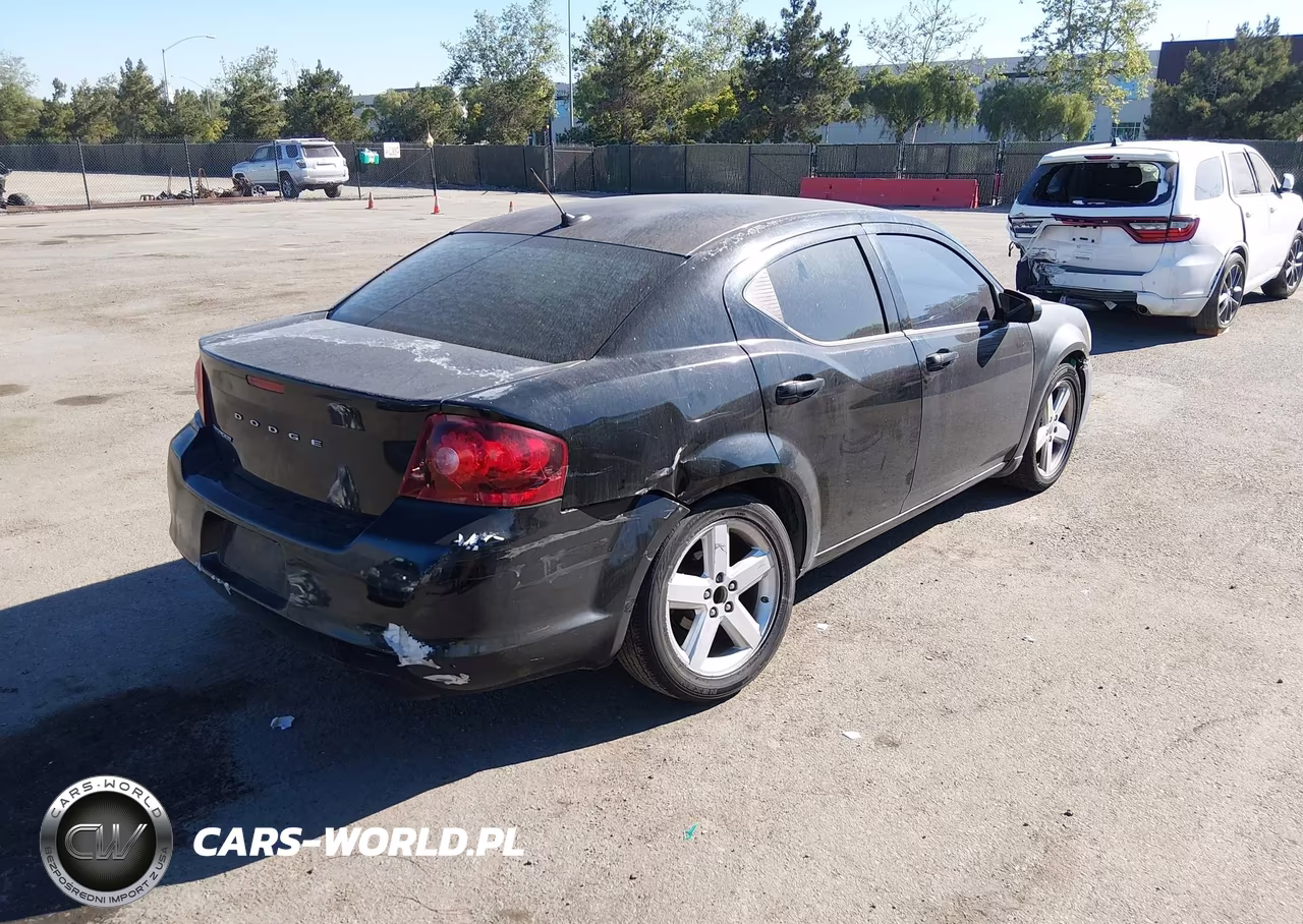 2013 Dodge Avenger Se VIN:1C3CDZAB4DN535495 - 4